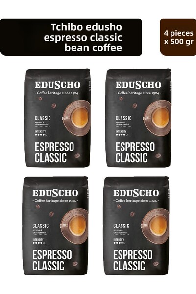 Tchibo إيدوشو كافيه اسبريسو كلاسيك - 4 عبوات 500 جرام