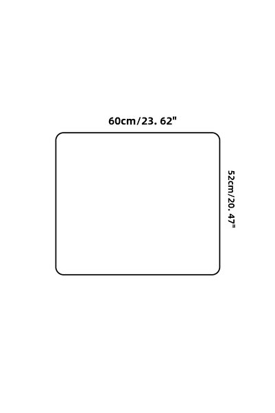 Olinpa 60x52 cm Γυάλινη Σόμπα Προστατευτικό Πάγκο Ενσωματωμένο Προστατευτικό Πλάτης | Ουρανός