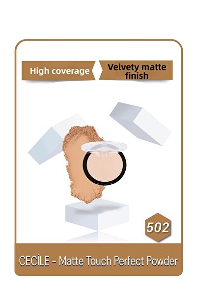 Cecile Matte Touch Perfect Powder 502 Beige