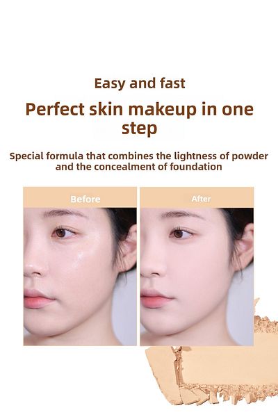 CLIO Clio Kill Cover Powder Foundation - Lightweight, Smooth and Matte Finish, Powder Foundation (21N Linen)