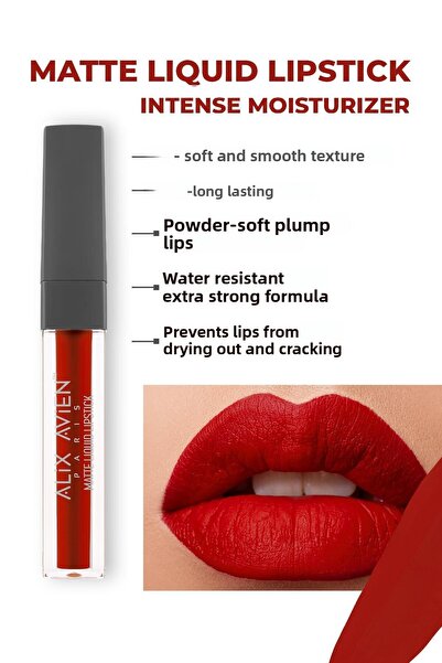 Alix Avien ALIX AVIEN MATTE LIQUID LIPSTICK 521 WILD RED