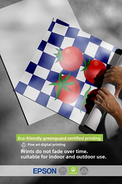 Postifull Black Framed Poster, Tomatoes, Illustration, Red Color Poster, Summer Selection 2025, No:109623