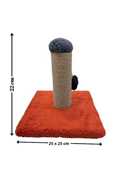 Komano Pontika Kitten Exercise Scratching Stick Welsoft Fabric Covered 1St Class Jut Rope