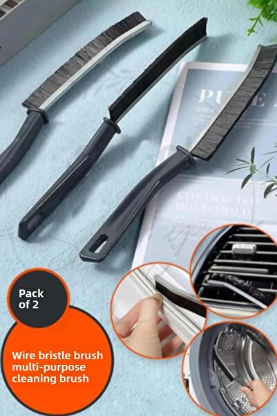 A&A 2 قطعة فرشاة تنظيف متعددة الأغراض متعددة الأغراض، فرشاة تنظيف مفصلية لحوض...