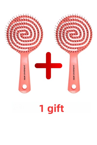 SAFİ ZADE 1 قطعة من فرشاة التمشيط الاحترافية ثلاثية الأبعاد، مشط مرن ناعم وسه...