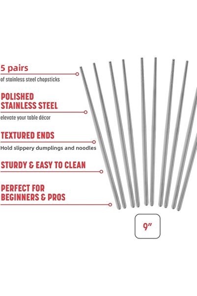 Tahtakale Dünyası Metal Chinese Chopsticks Chopstick Stainless Steel Chopstick For Japanese Korean Food Metal Chopstick Fork