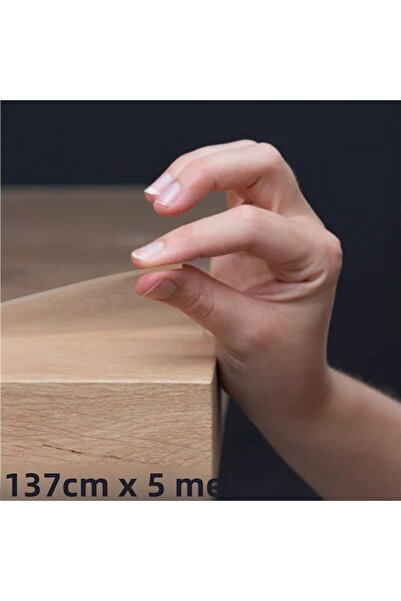 kargo poşetim 137X5 Meters Transparent Glossy Adhesive Foil, Preservation Foi...