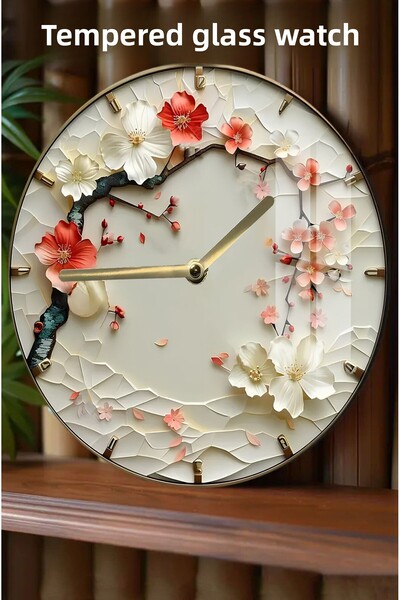 kutuTR Timeless Modern Look! 3D Look Tempered Glass Watch – 33 cm Csdw293