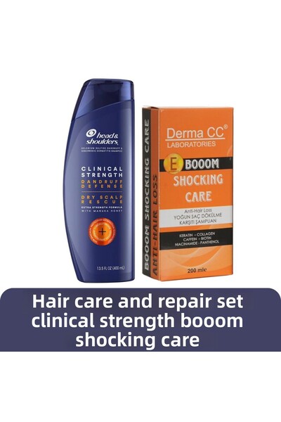 Head & Shoulders شامبو القشرة بقوة علاجية 400 م + شامبو ديرما سي سي لابوراتوريز بوم 200 م