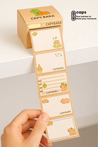 caps anlarınızı paylaştığınız ortağınız Σετ αυτοκόλλητων ετικετών για την τάξη με θέμα Capybara – 58 αυτοκόλλητες σχολικές ετικέτες – Kapibara