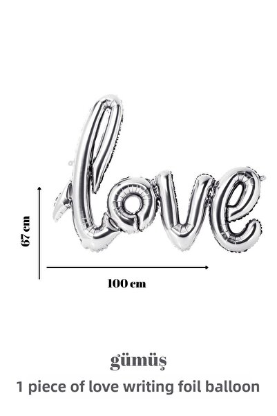 SkyPop Heart Foil and Love Foil Balloon, Confetti, Candle, Raffia and Balloon Tape, Lover, Special Day, Birthday