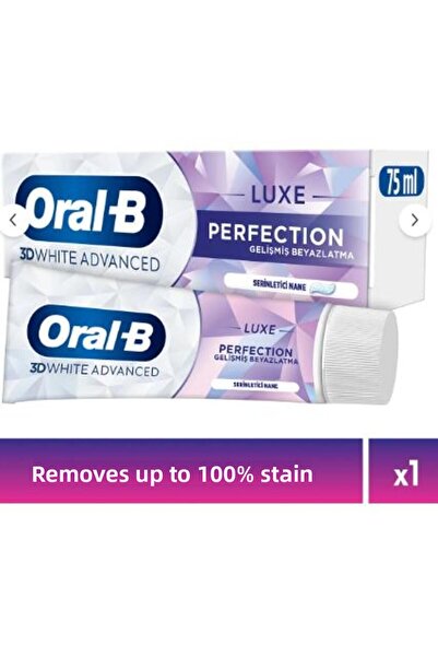 Oral-B معجون أسنان برو 3D وايت أفانش لوكس بيرفيكشن - 75 مل