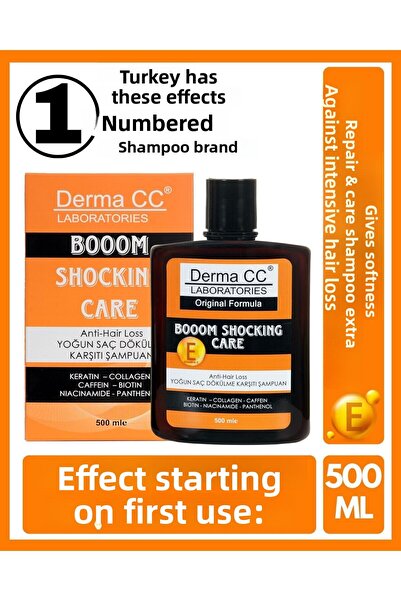 Derma CC LABORATORIES شامبو ديرما سي سي شام بوم الصادم 500 مل