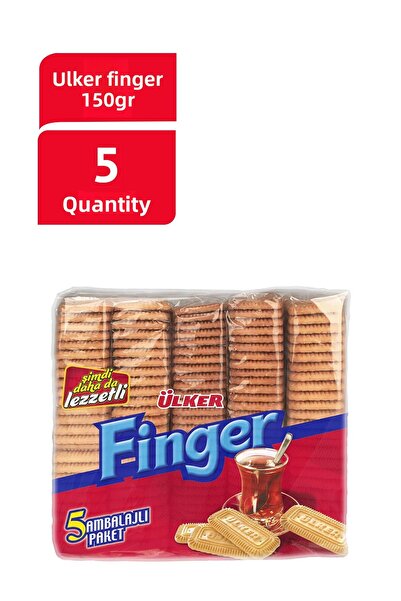 Ülker بسكويت فينجر - 750 جرام - 5 قطع