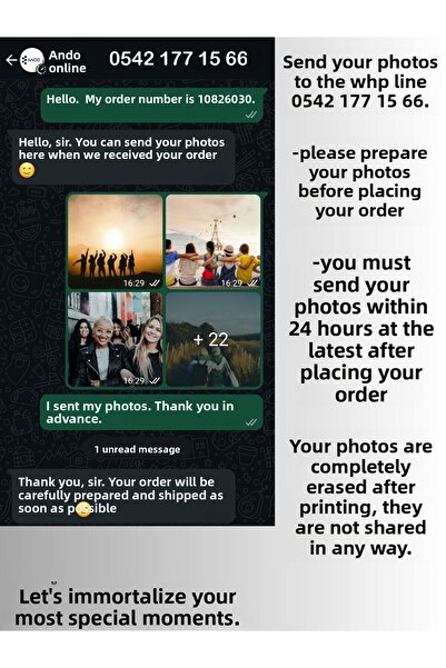 Andoweb Photo Memory Book Set 50 Sheets 100 Pieces with Polaroid Photos