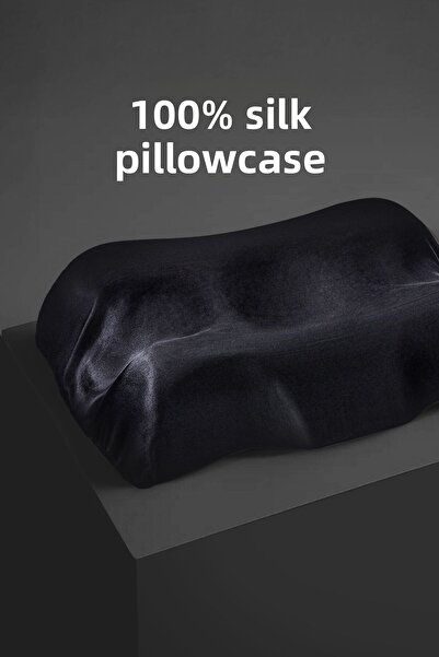 Beauty Pillow Silk Pillowcase for Beauty Pillow - Black Diamond