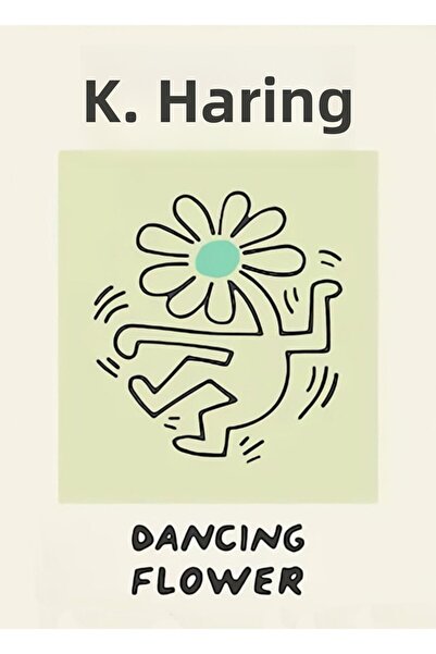 Universal Keiths Dance Art Πίνακας με αφίσα λουλουδιών Ξύλινη αφίσα Διακοσμητική