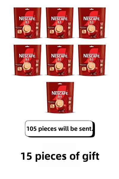 Nescafe 3 في 1 أصلي 17.5 جرام × 90 قطعة