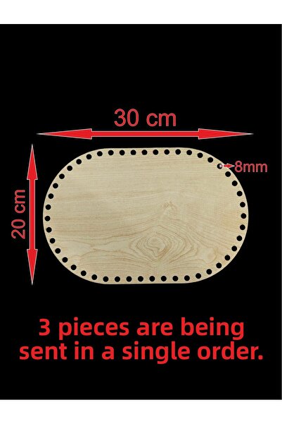 ASUDE HEDİYELİK كريم خشبي 30 × 20 سم 3 قطع سلة من الخيزران وصينية سفلية منسوج...