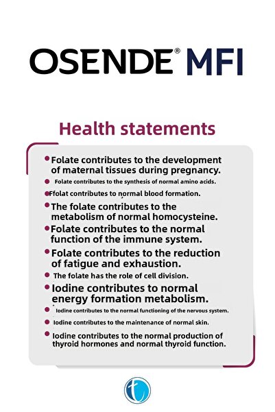 Osende Methylfolate Iodine 30 Tablets