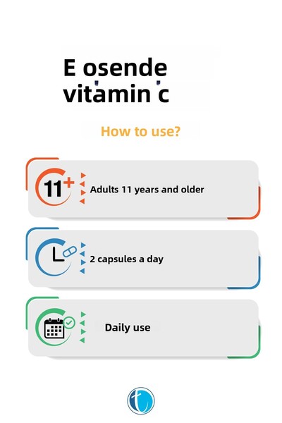 Osende Vitamin C 500 Mg 60 Herbal Capsules