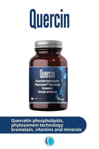 Tab İlaç Phytosomal Quercetin 30 Herbal Capsules