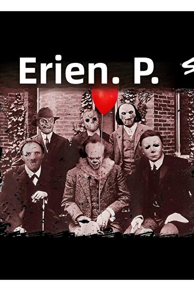 Universal Декоративен дървен плакат с картина на хорър приятели