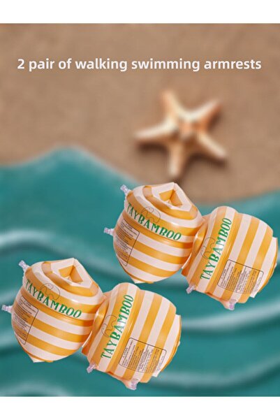 TAYBAMBoo Fuuny Walking Swimming Oversleeve Suitable for All Ages Two Pairs of Children's Oversleeve Swimming Oversleeve Sea Oversleeve