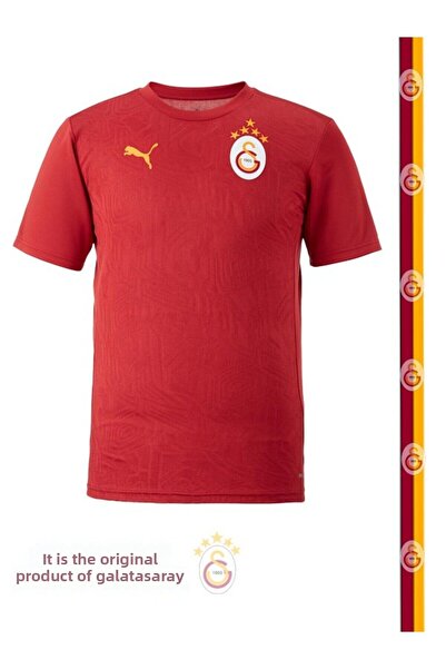 Galatasaray تي شيرت بوما الأصلي باللون الأحمر A Team Training 5 Stars