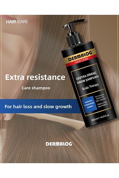 DERMALOG Extra Resistance Anti-Shedding Fast Hair Extension Helping Biotin Shampoo 500 ml