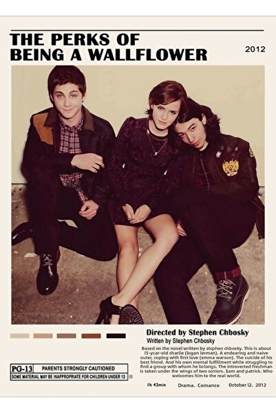 Universal Δώρο για άντρες Αφίσα Wallflower Αστεία γραφική ζωγραφική δώρου Ξύλ...