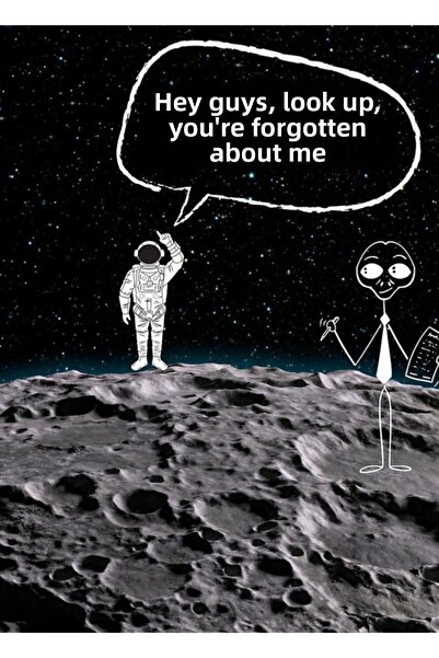 Universal Διακοσμητική Ξύλινη Αφίσα Look Up Tablo