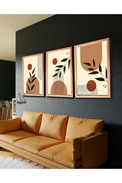 AR AJANS KANVAS TABLO Boemia Minimalism Abstract Design Decorativ MDF masă