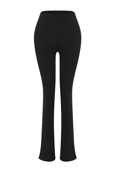 Trendyol Collection Colanți negri pentru scafandru/scuba Colanți sport THMAW26TY00011