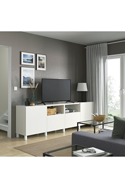 IKEA TV Sehpası, Fren Raylı, Genişlik: 240 cm  Derinlik: 42 cm  Yükseklik: 74 cm