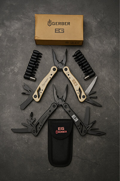 AVDA 1 Adet Çok Fonksiyonlu Pense Tornavida Çakı Seti Bez Kılıflı