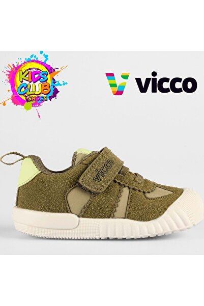 Kocamanlar Ayakkabı Vicco Nina First Step Baby Orthopedic Children's Sports Shoes Khaki