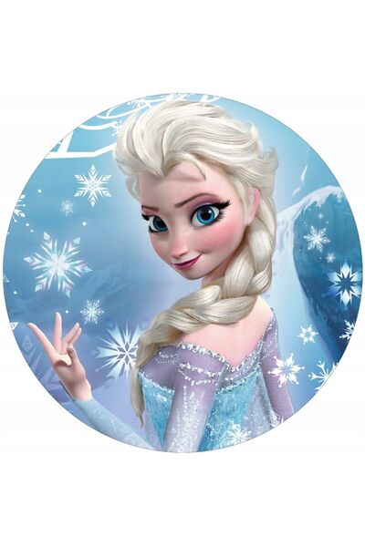 Genel Markalar SUFİ DİJİTAL Elsa Doğum Günü Afişi 150x150 cm Yuvarlak