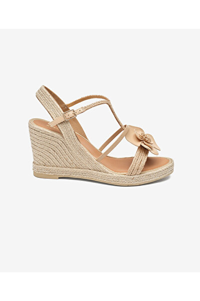 Greyder Kadın Krem Hakiki Deri Topuklu Sandalet 5Y2WS59228