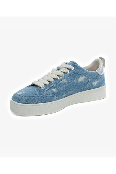 Greyder Kadın Mavi Hakiki Deri Sneaker Ayakkabı 5Y2UA34443