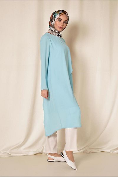 Alvina Asymetric Tunic with Stone Detail Volan 4990