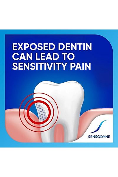 Sensodyne معجون أسنان بروناميل لتبييض لطيف 75 مل لتخفيف حساسية الأسنان مع قوة تبييض لطيفة