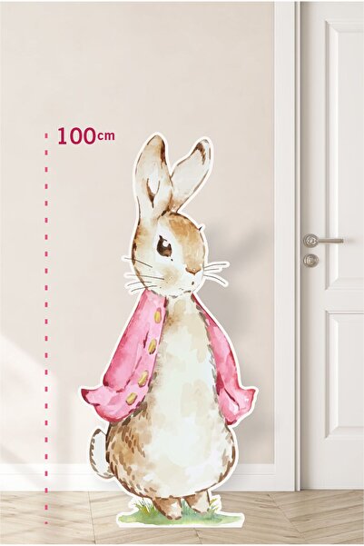 neşeli günlerim Tablă cu picioare de 100 cm cu tematică Pink Rabbit Rabbit | ...