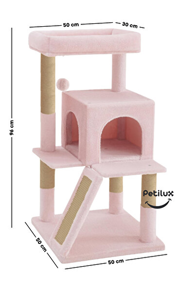 Petilux Decorative Cat Scratching House with Terrace