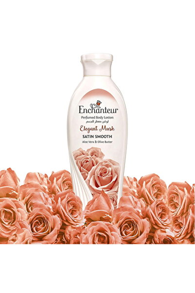 ENCHANTEUR لوشن المسك الأنيق الناعم بخلاصة الصبار وزبدة الزيتون - 250 مل