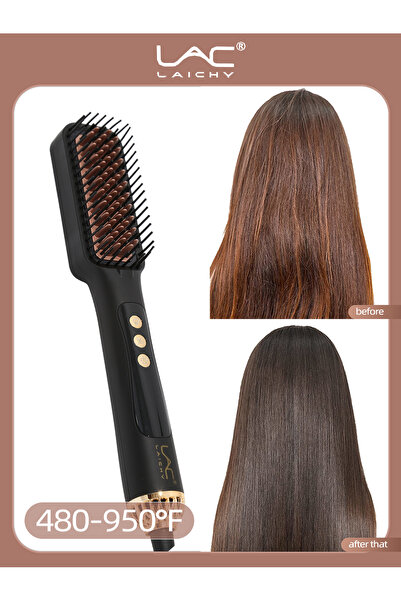 LAC LAICHY Professional Straightening Brush,LCD Display,L-55