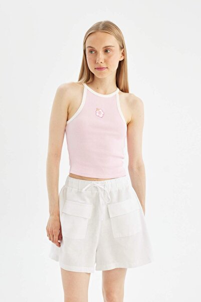 DeFacto Rabbed Camisole Athlete - Coool Printed, D4246AX24HS