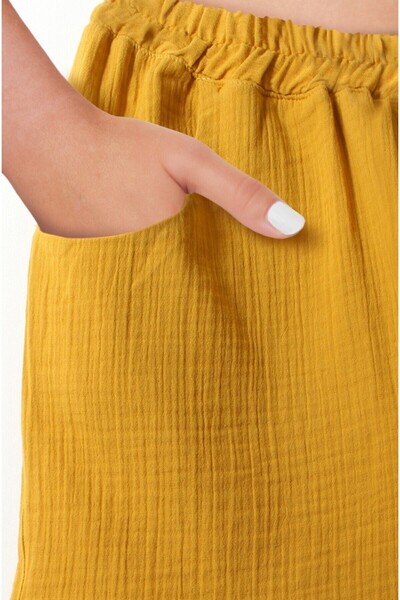 Ellia Soft Natura Soft Summer Double Set | Muslin Crop Set | 100% Cotton