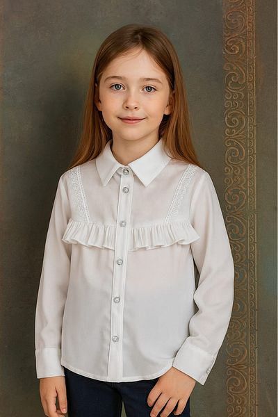 Elayza SCHOOL SHIRT FOR GIRLS / WHITE SHIRT 323