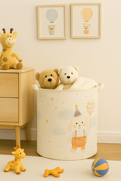 LUXWAY HOME Καλάθι χωρίς δίχτυ Rabbit Mesh Basket Πτυσσόμενο καλάθι οργάνωσης - για παιχνίδια και ρούχα 37X40